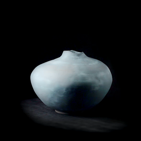 Steingods, stor vase