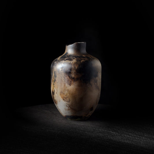 Pit fire, vase