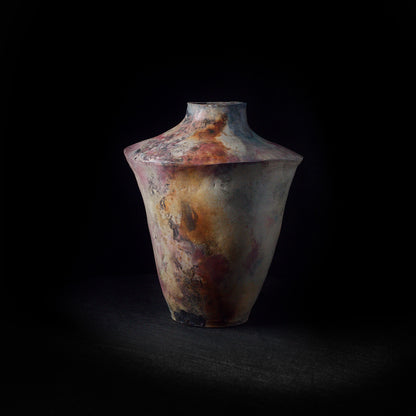 Pit fire, høy vase