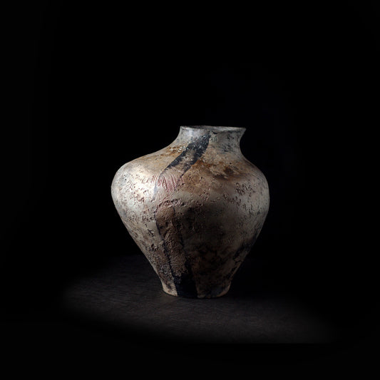 Pit fire, vase