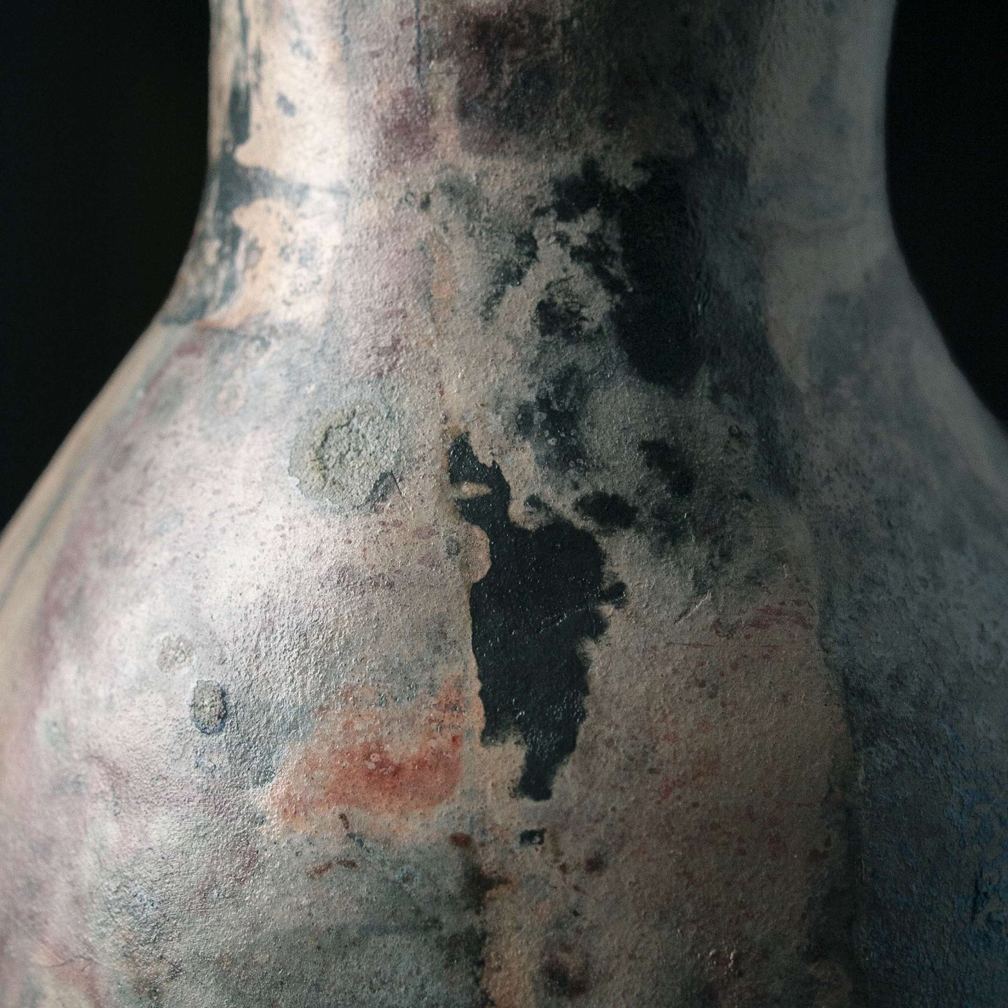 Pit fire, vase